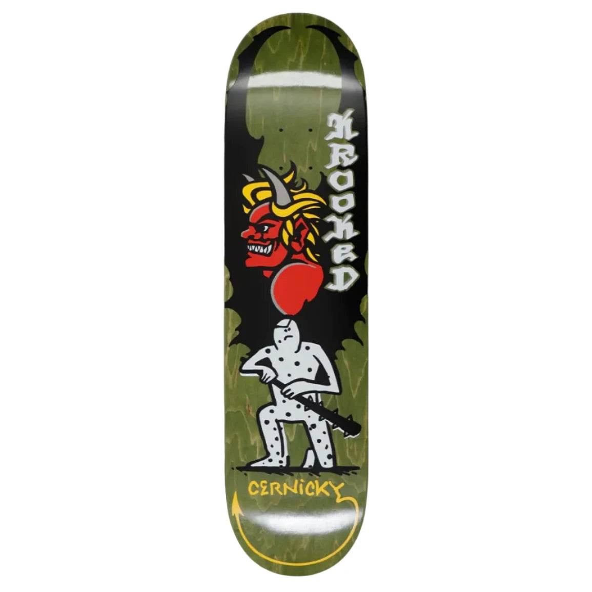 KROOKED Ed Cernicky Devil skateboard deck - 8.06