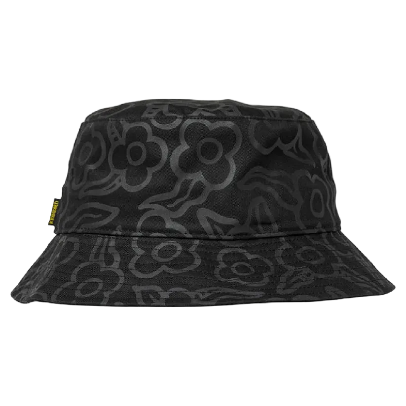 KROOKED Gonz Flowers bucket hat - Black