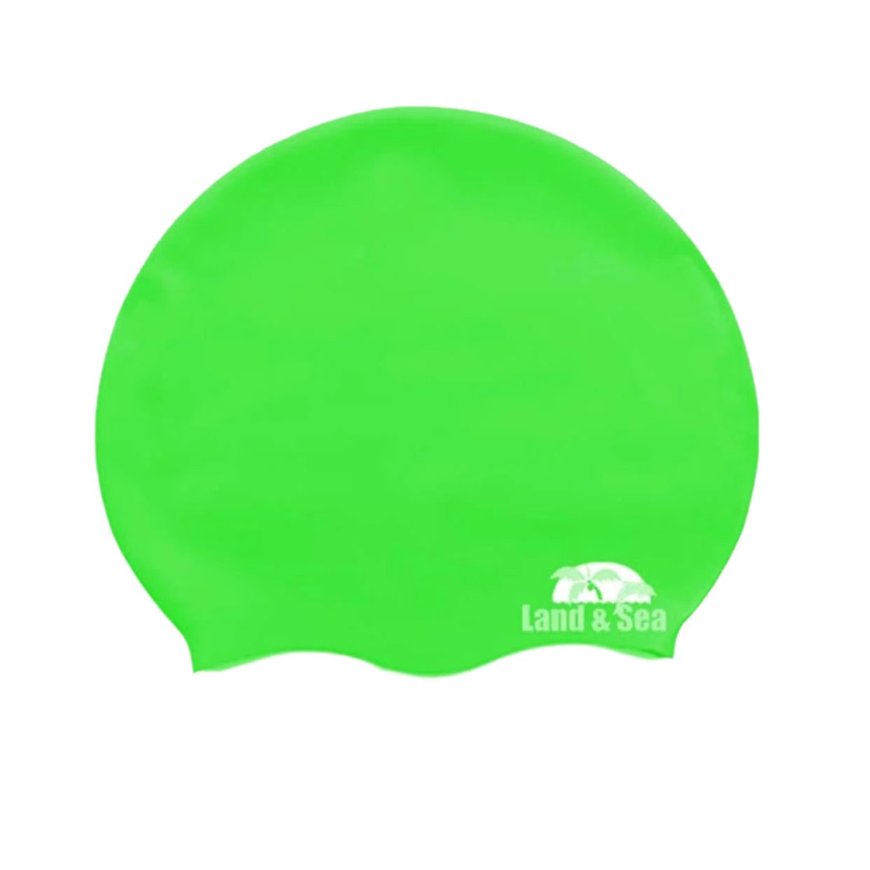 Land and Sea Swim Training Cap Silicone - Lime