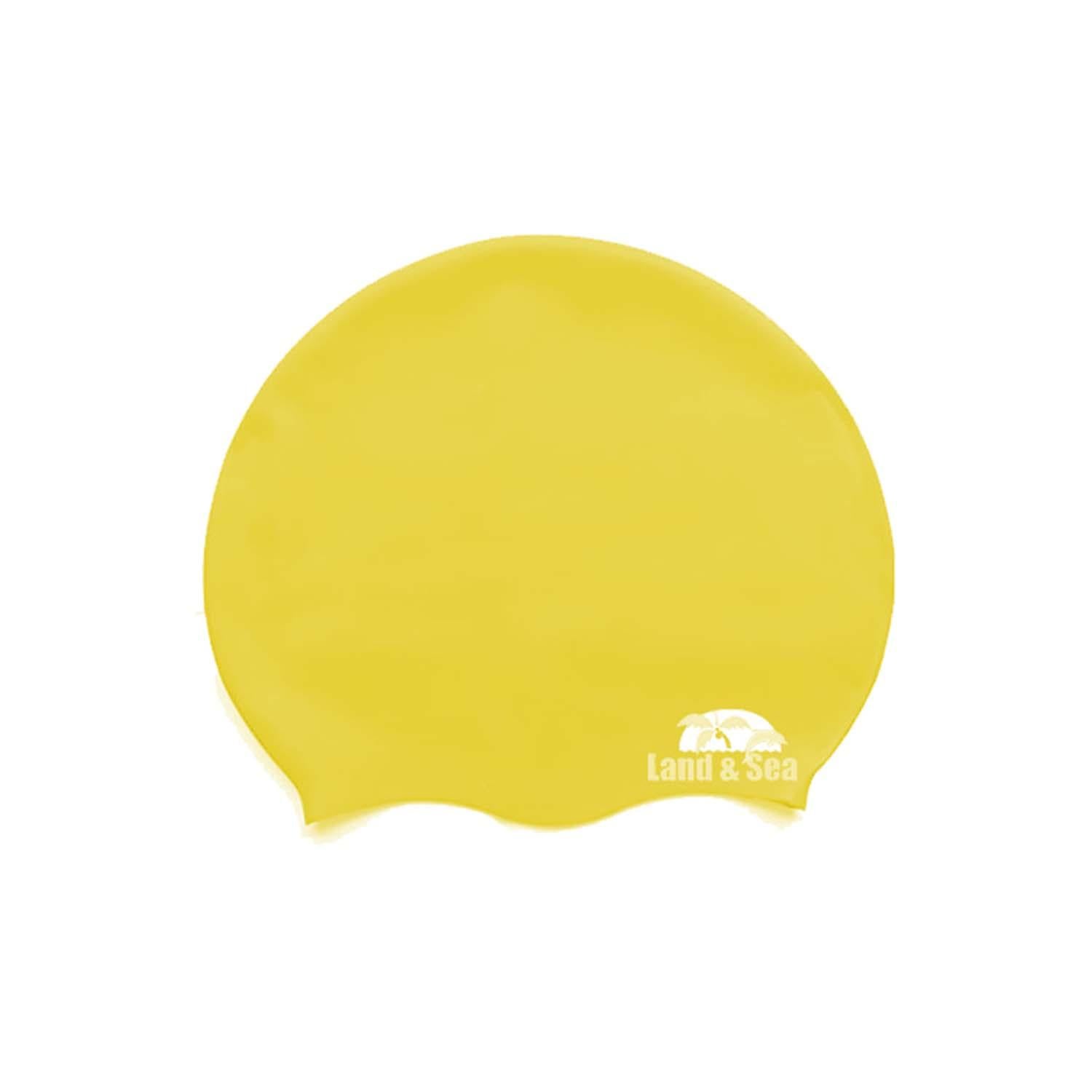 Land and Sea Swim Training Cap Silicone - Yellow