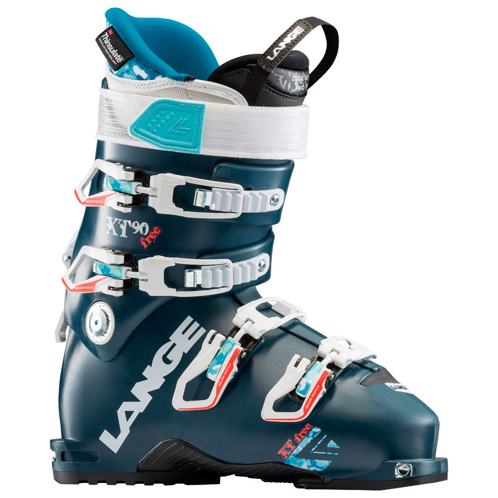 Lange XT 90 Free Ski Boots Womens - Petrol 2019