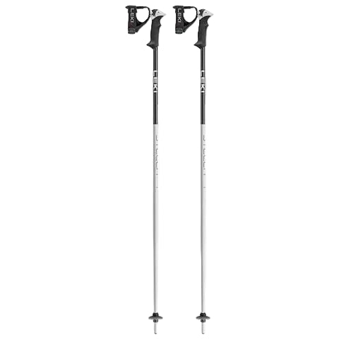 Leki Stella S ski poles - White / Dark Anthracite