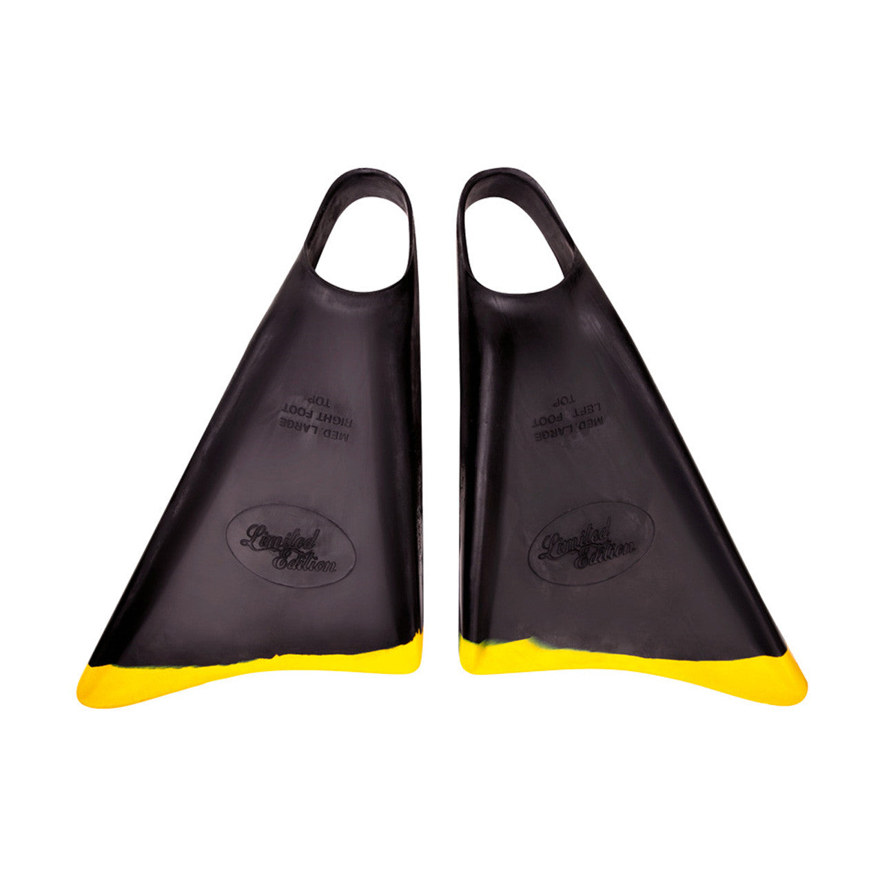 LIMITED EDITION Team A fins - Black/Yellow