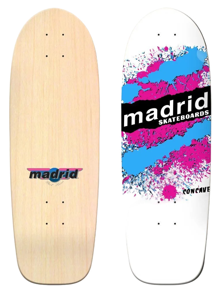 MADRID Retro Explosion reissue skateboard deck - White