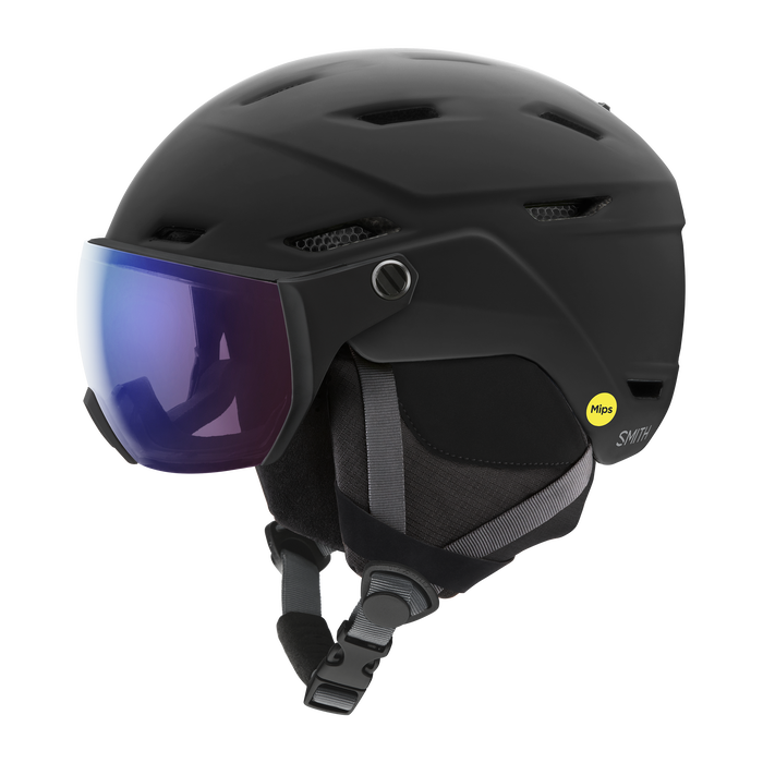 SMITH Survey MIPS helmet - Matte Black w/ ChromaPop Photochromic Rose Flash Lens