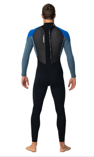 ONeill Reactor 3/2mm Back Zip Full Steamer Mens - Cadet Blue