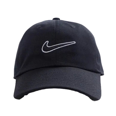 Nike Club Unstructured Swoosh Strapback Cap - Black