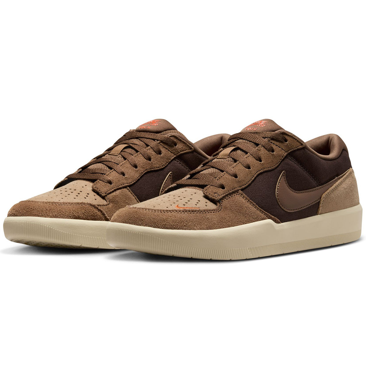Nike SB Force 58 shoes - Baroque Brown/Parachute Beige/Desert Khaki/Mosswood Brown