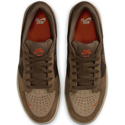 Nike SB Force 58 shoes - Baroque Brown/Parachute Beige/Desert Khaki/Mosswood Brown