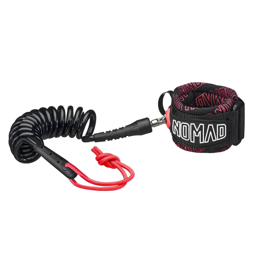Nomad Single Swivel Wrist Leash - Black/Red