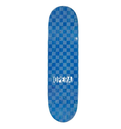 OPERA Opus EX7 Pop Slick Skateboard Deck - Black/Blue