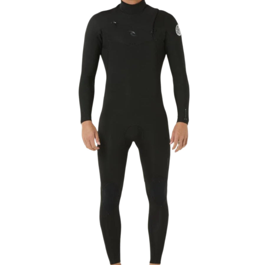 Rip Curl Dawn Patrol Chest Zip 32 Mens Steamer - Black