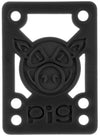 PIG skate risers - Hard Black - 1/4in