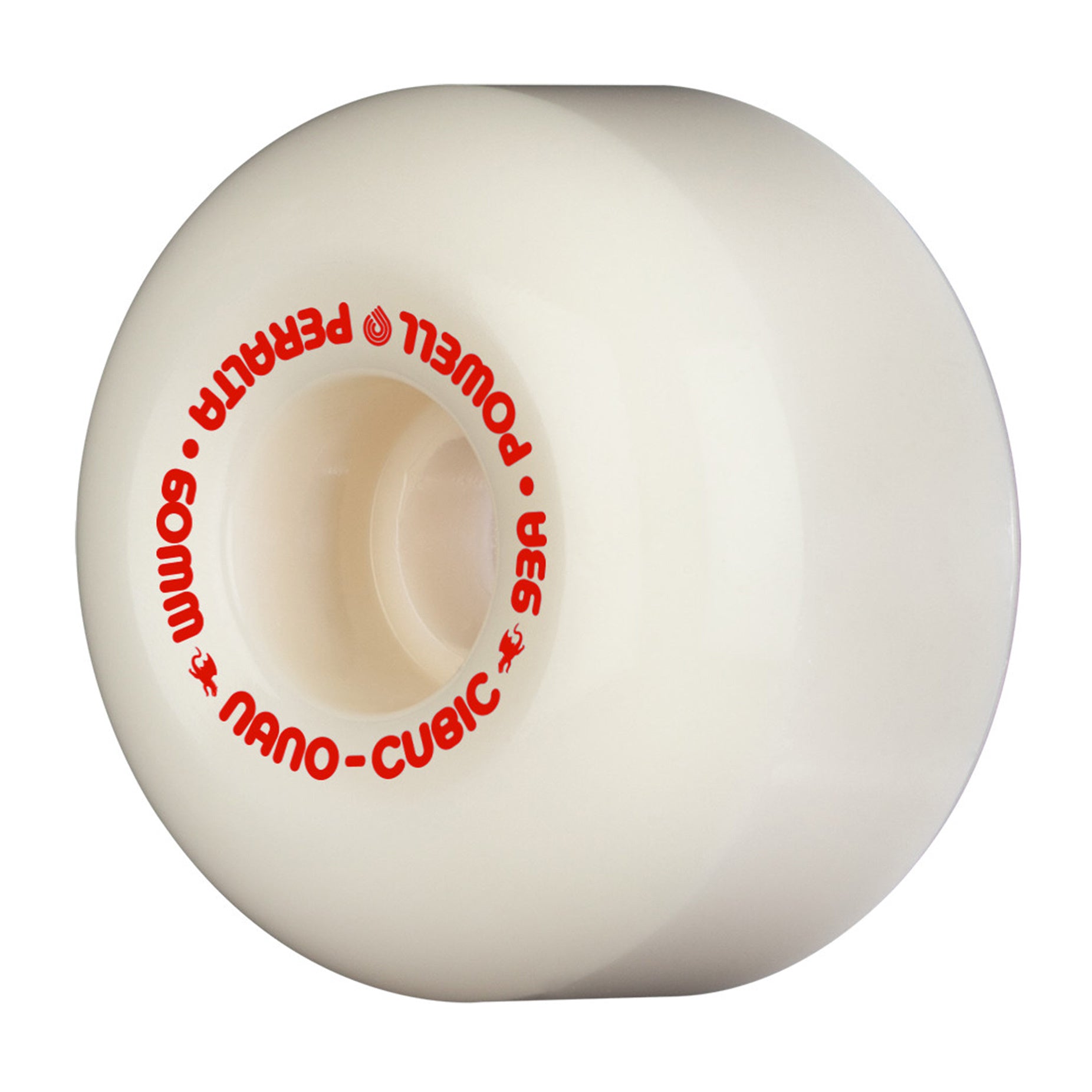 POWELL PERALTA Nano Cubic wheels 93A 38W - White - 60mm