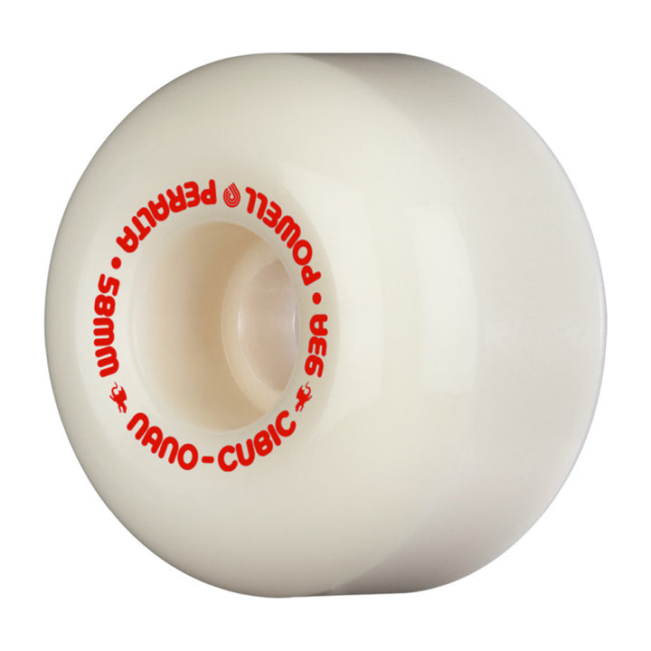 POWELL PERALTA Nano Cubic wheels 93A 37.5W - White - 58mm