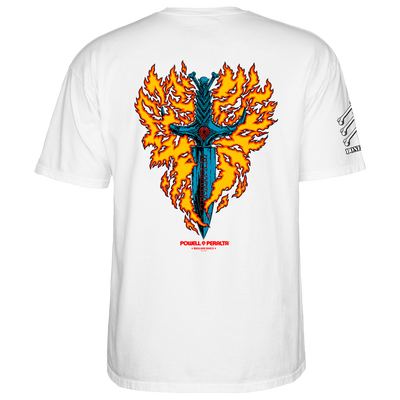 POWELL PERALTA Bones Brigade S17 Guerrero tee - White