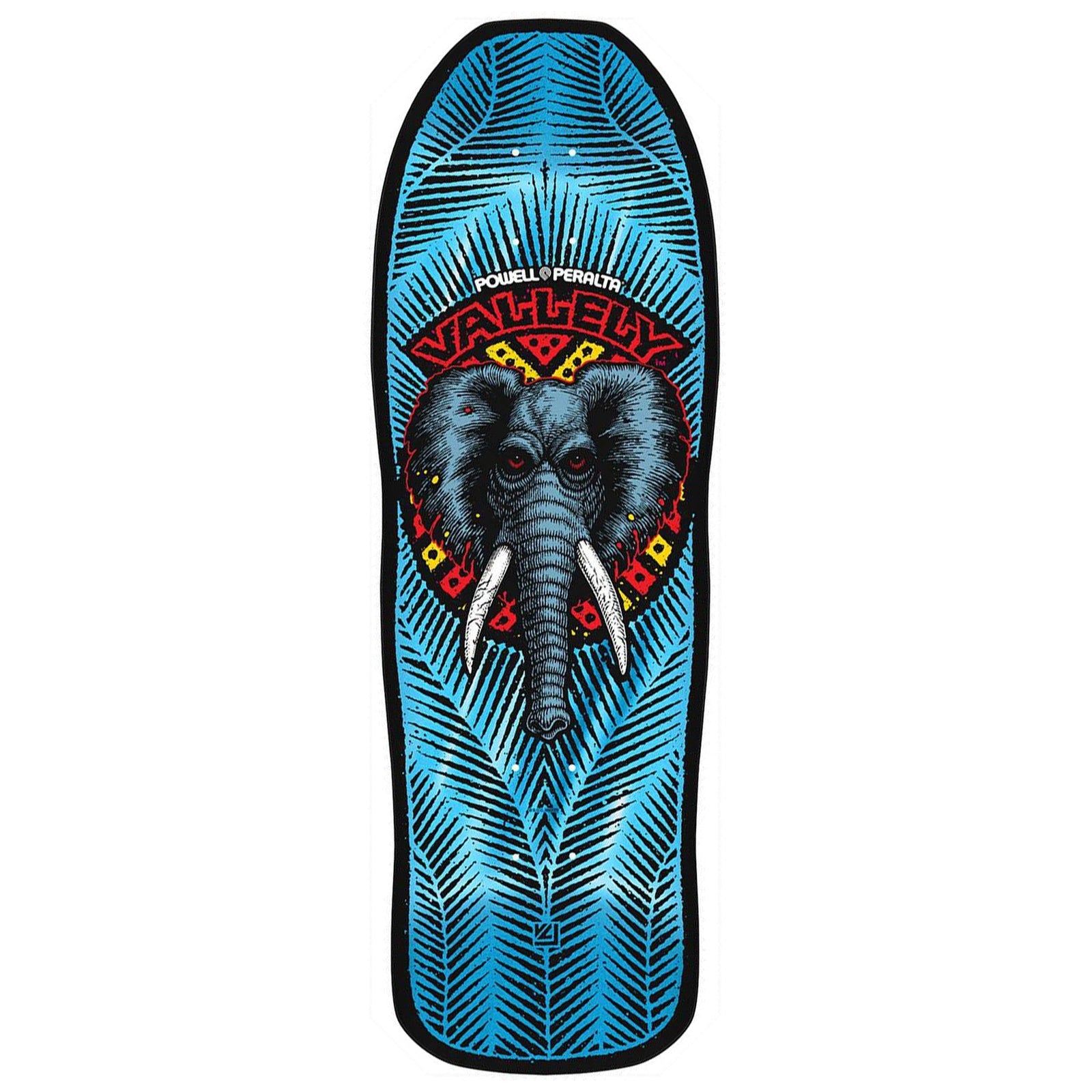 POWELL PERALTA reissue deck - Vallely Elephant - Blue Foil - 10.0