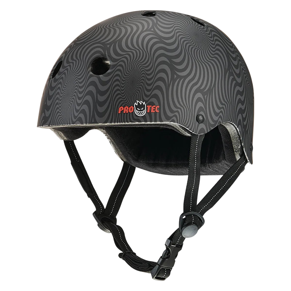 PRO-TEC Low Pro Certified skateboard helmet - Spitfire Black Swirl