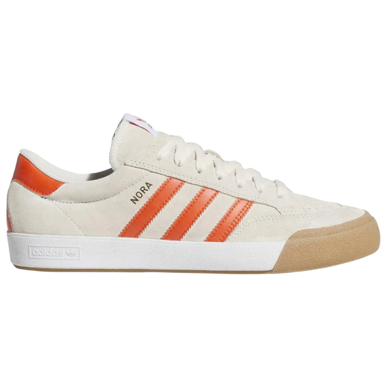 Adidas Nora Shoe - Mens Wonder White / Orange / Gum