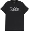 REAL Deeds t-shirt - Black/White