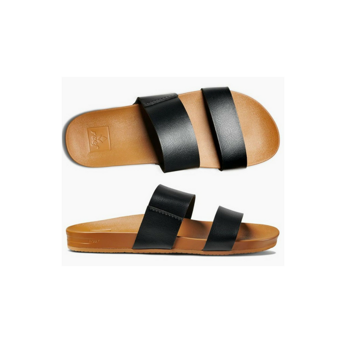 REEF Cushion Vista sandals - Womens - Black/Natural