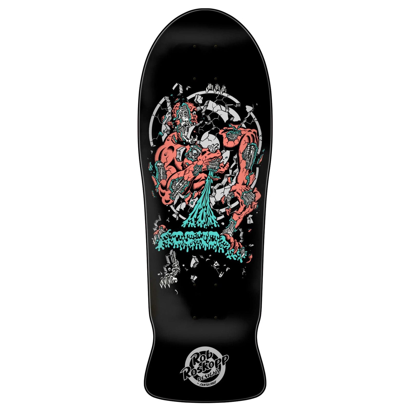 SANTA CRUZ Roskopp Four reissue deck - Black - 10.21