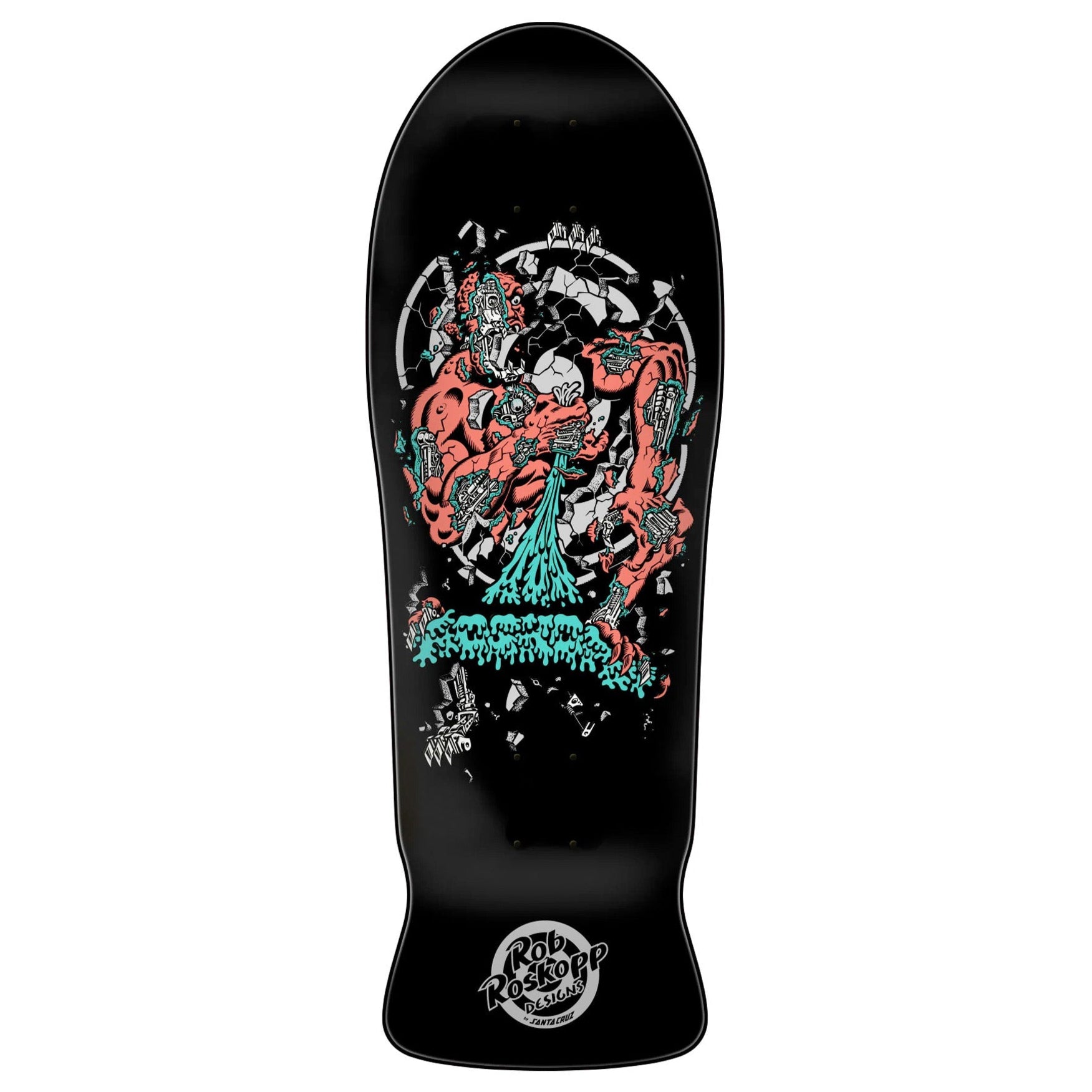 SANTA CRUZ Roskopp Four reissue deck - Black - 10.21 - STM Snow