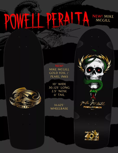 POWELL PERALTA reissue deck - McGill McTwist 40th Anniversary