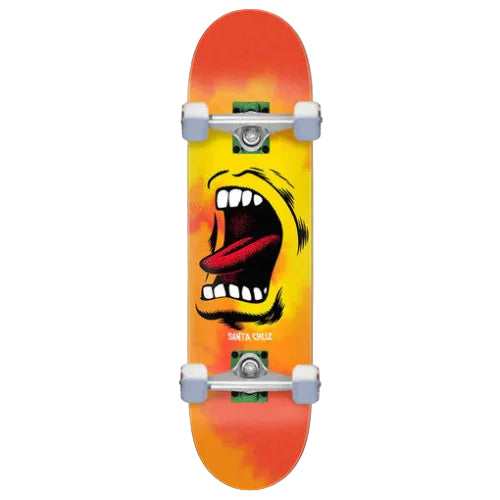 SANTA CRUZ Big Mouth Flame skateboard - Sunburst - 8.0