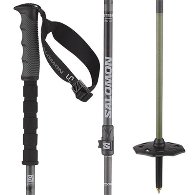 Salomon Steep Vario S3 Adjustable Pole - Black Ebony