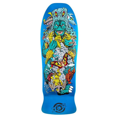 SANTA CRUZ x Godzilla skateboard deck - Kaiju Roskopp - 10.125in