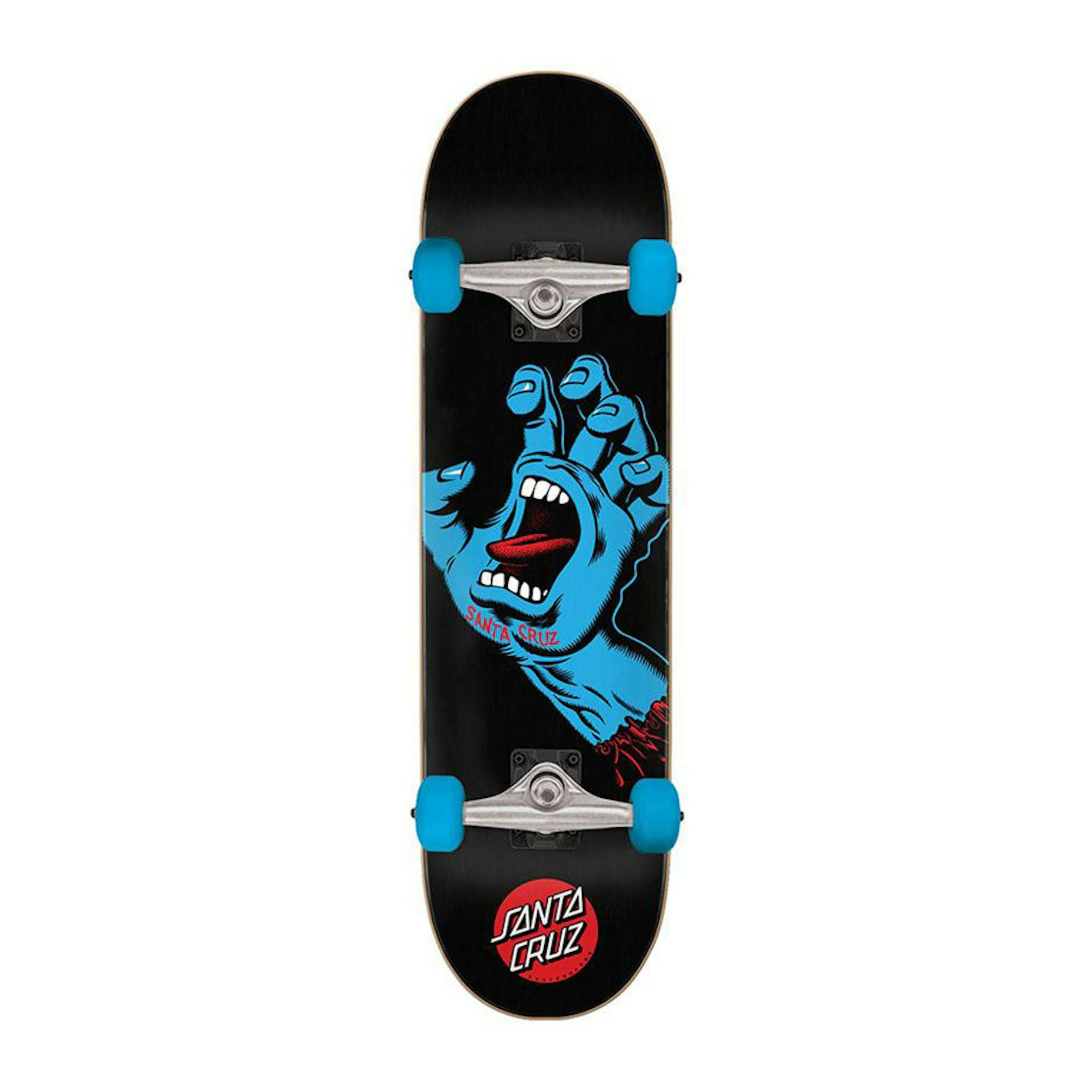 SANTA CRUZ Screaming Hand skateboard - Black - 8.0