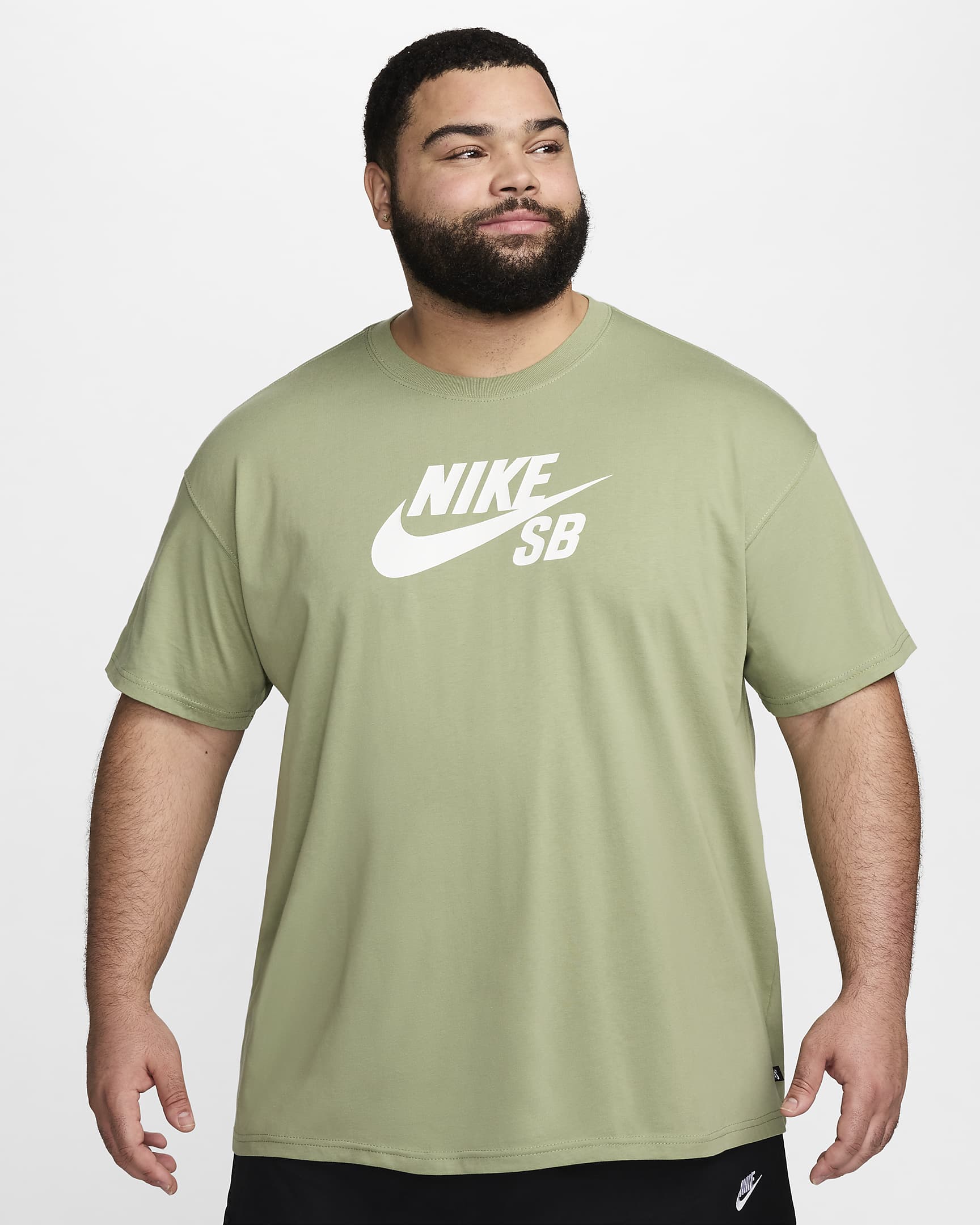 Nike SB Tee Logo - Oil Green