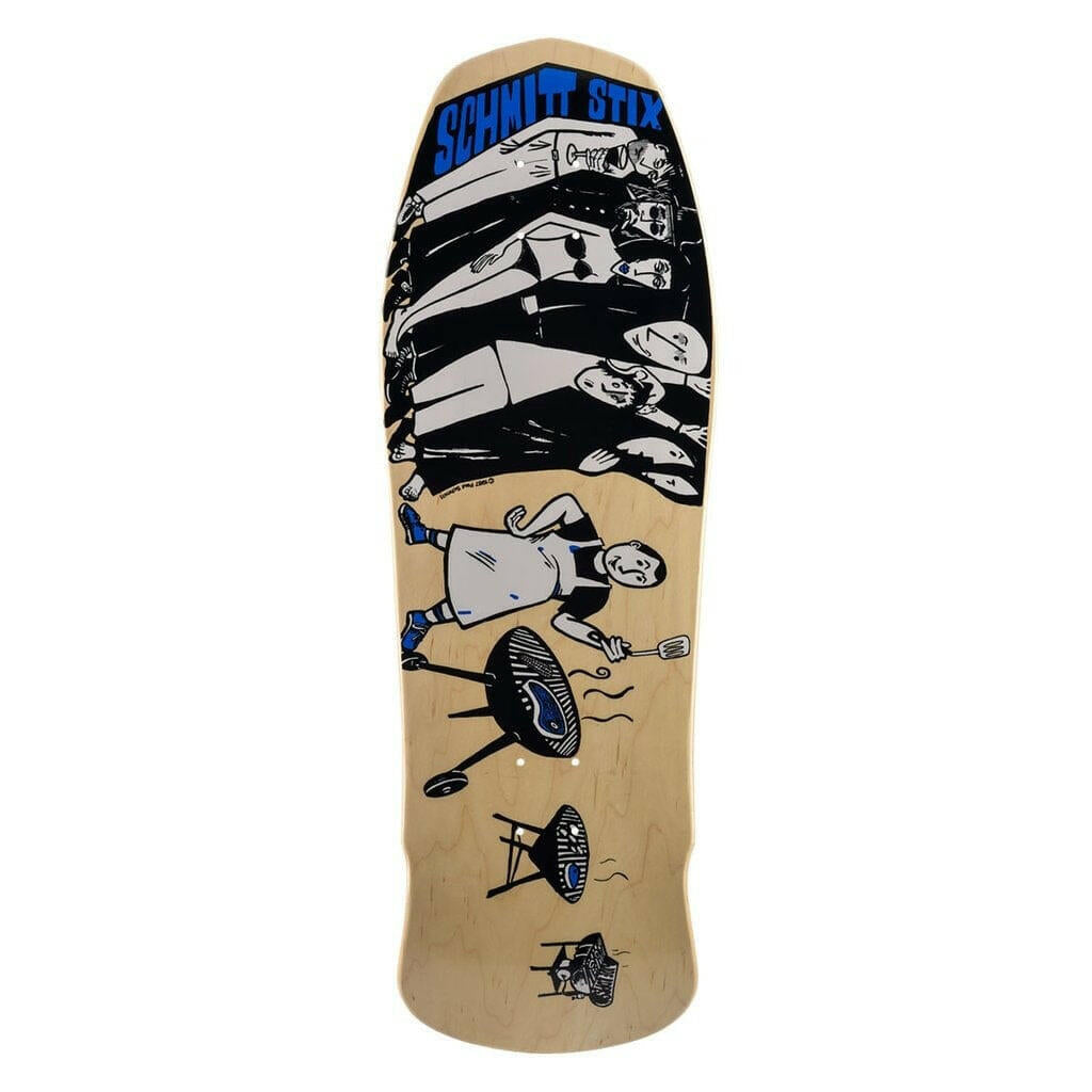 SCHMITT STIX Joe Lopes BBQ reissue skateboard deck - Natural