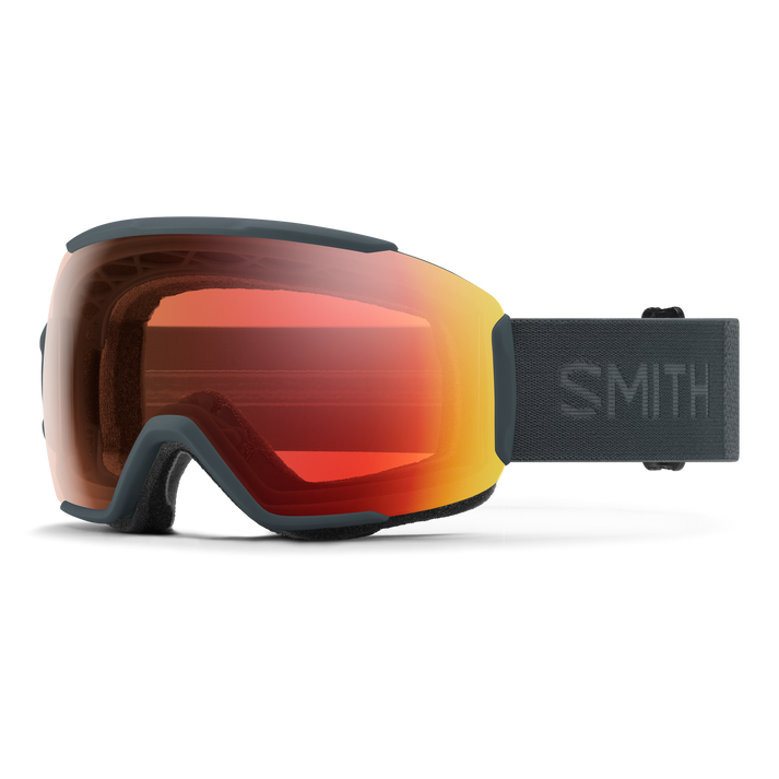 SMITH Sequence OTG Low Bridge goggles - Slate | ChromaPop Pro Photochromic Red Mirror