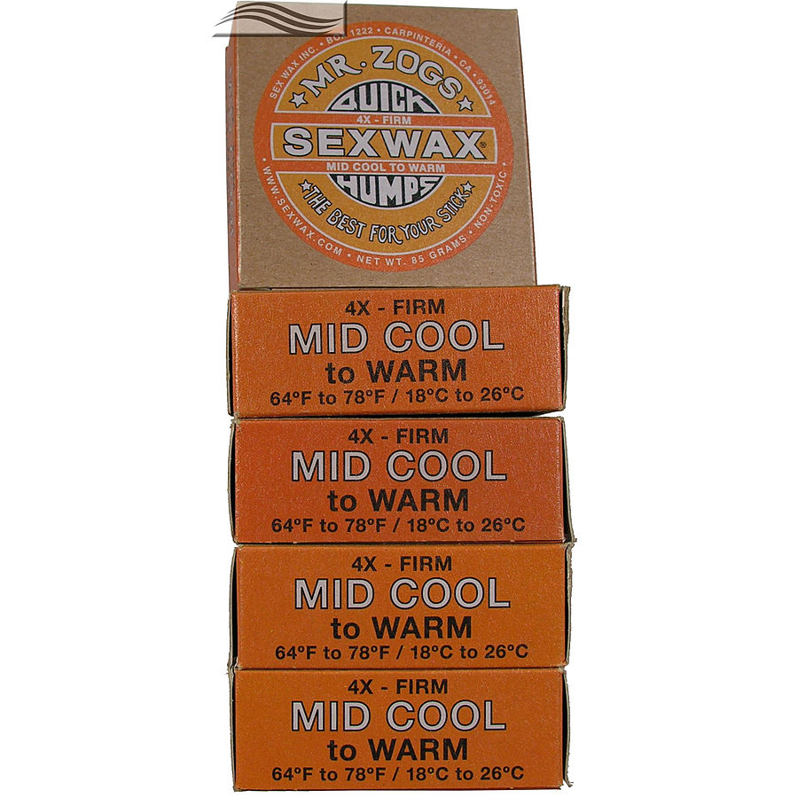Sex Wax - Mid Cool To Warm - Orange Firm - 5 Pack