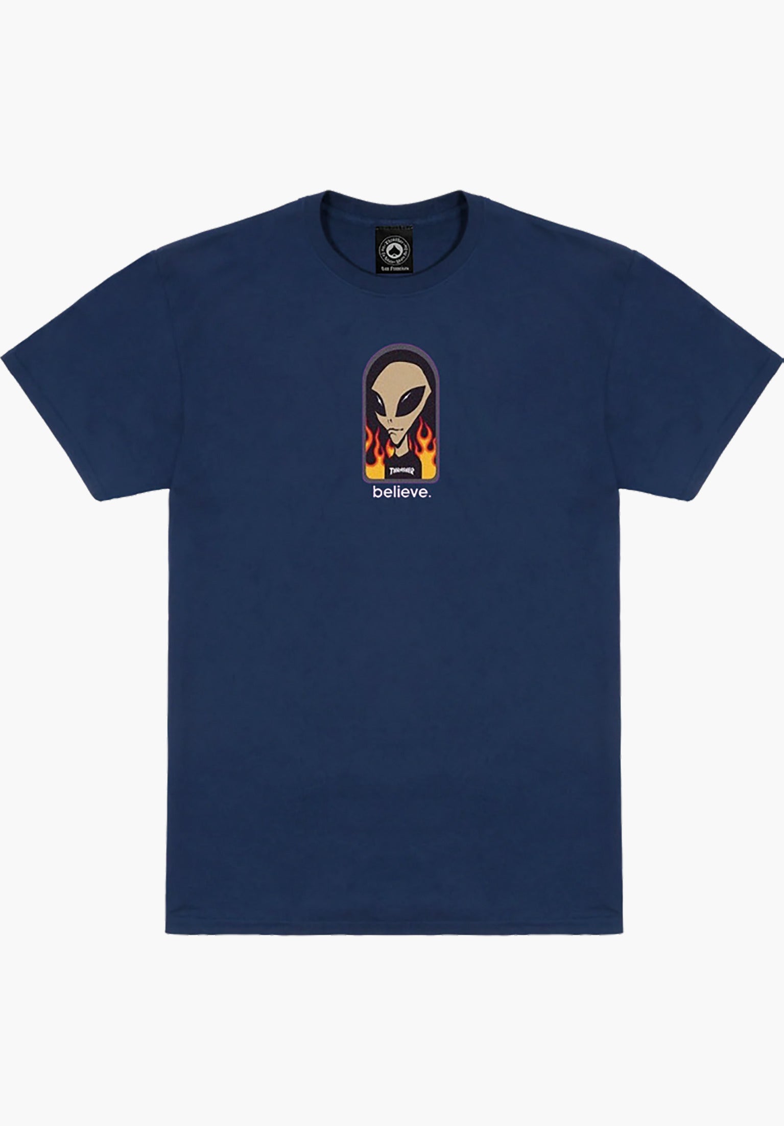 THRASHER x Alien Workshop Believe tee - Youth - Navy