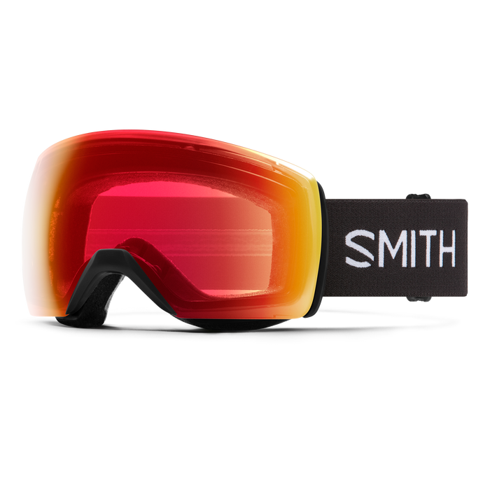 SMITH Skyline XL Low Bridge goggles - Black w/ Photochromic Red Mirror