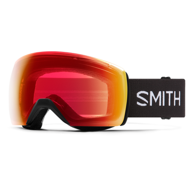 SMITH Skyline XL Low Bridge goggles - Black w/ Photochromic Red Mirror