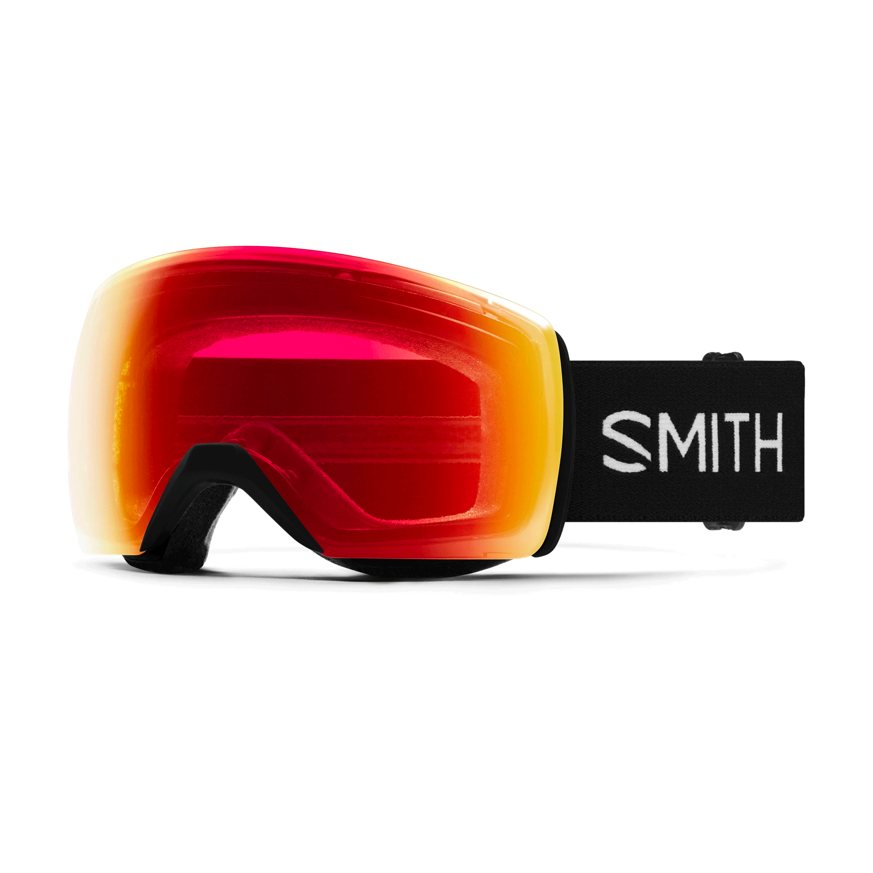 SMITH Skyline XL Low Bridge goggles - Black w/ Photochromic Pro Red Mirror