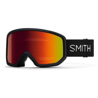 SMITH Transfer low bridge goggles -Black | Red Sol-X Mirror