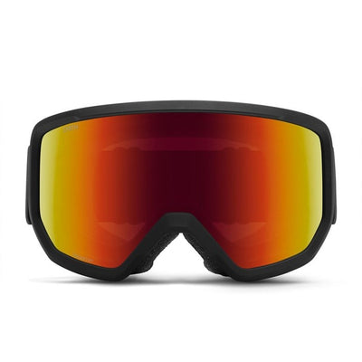 SMITH Transfer low bridge goggles -Black | Red Sol-X Mirror