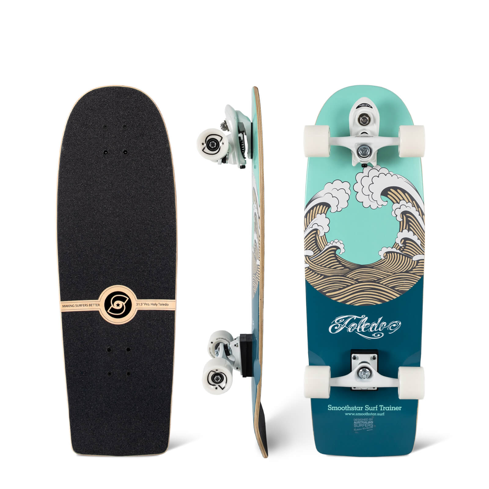 SMOOTHSTAR 31.5 Holy Toledo surf skate
