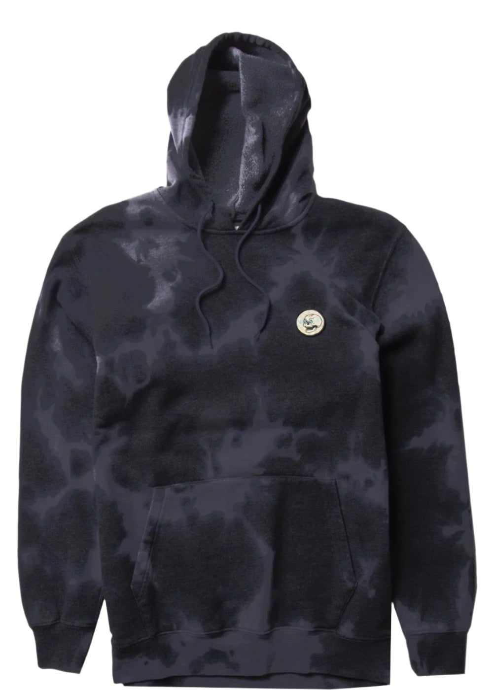 VISSLA Solid Sets eco PO hoodie - Black Cloud wash
