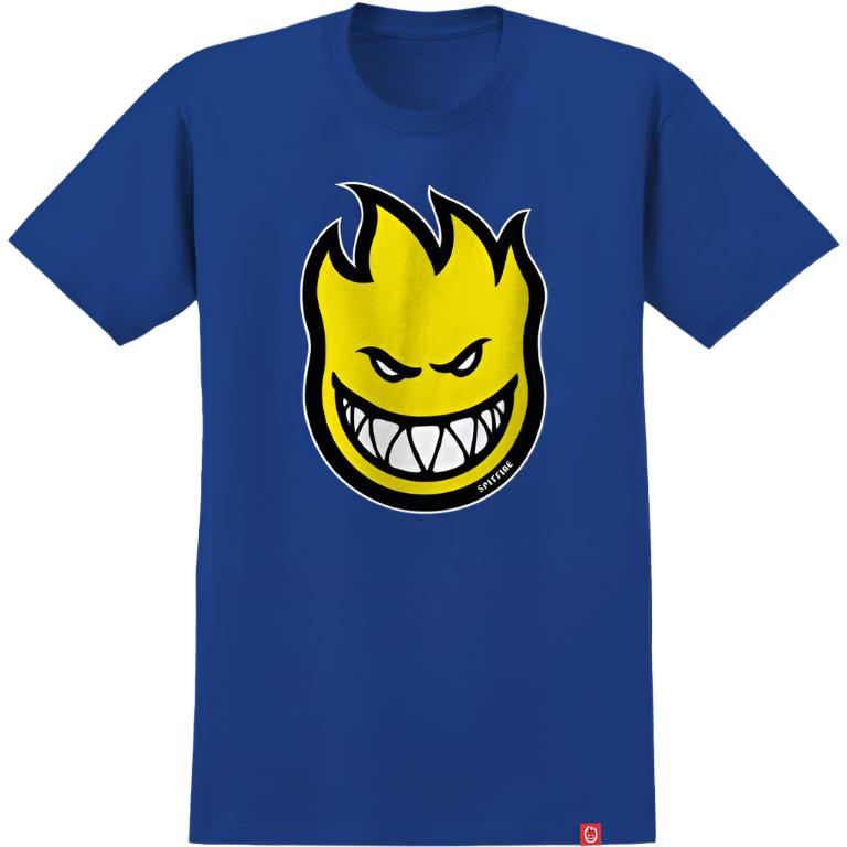 SPITFIRE Bighead Youth Tee - Royal/Yellow