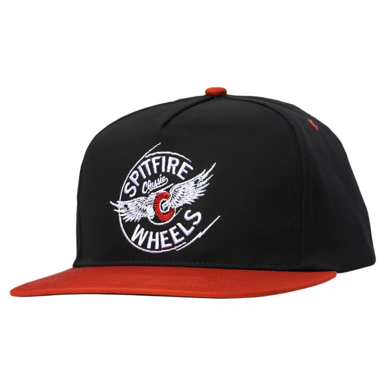 SPITFIRE Flying Classic adjustable cap - Black/Red