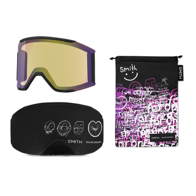 SMITH Squad Mag goggles - Dylan Siggers AC w/ ChromaPop Everyday Green Mirror