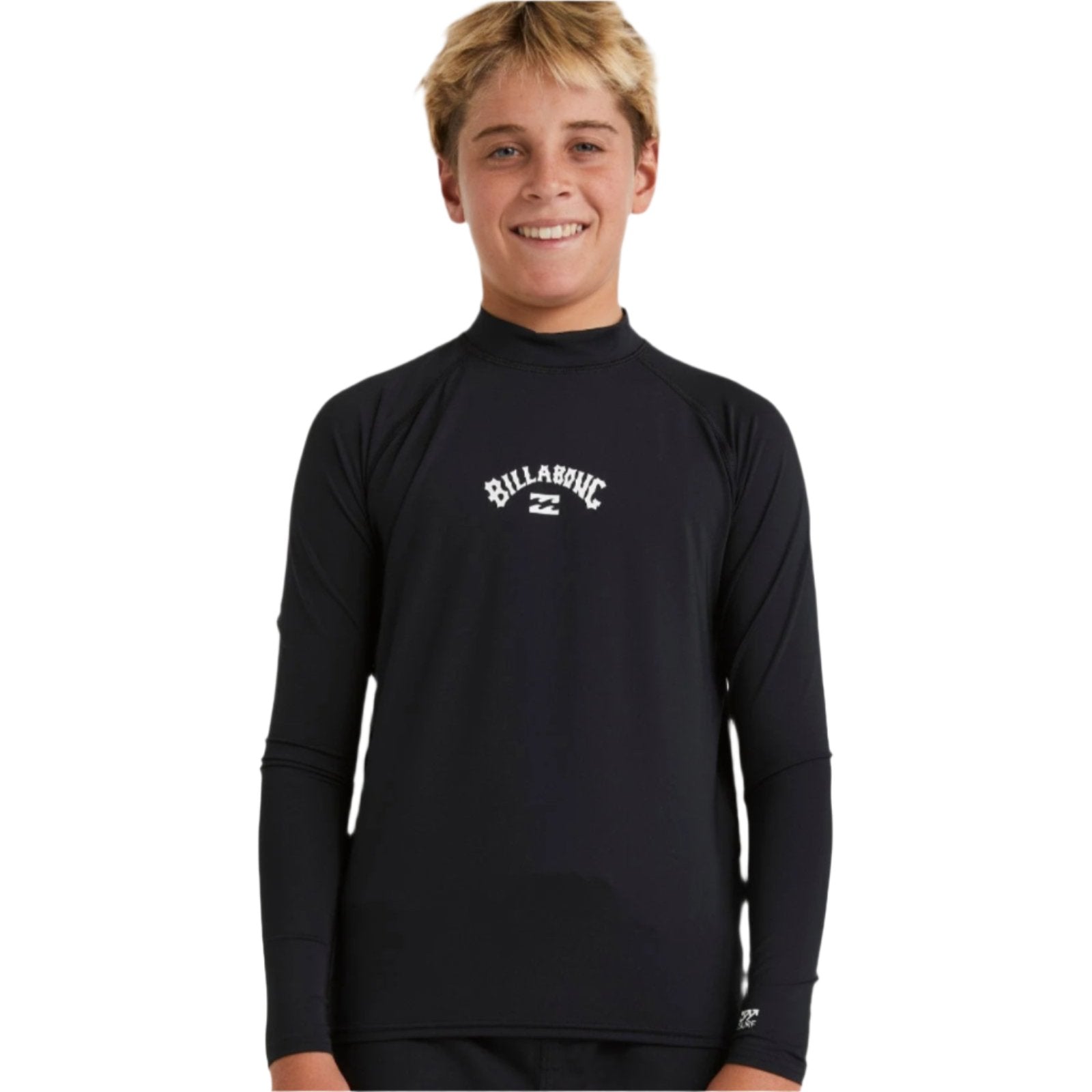 Billabong All Day Arch RF LS Rashshirt Boys - Black