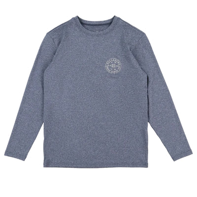 Billabong Big Wave Daz LF LS Rashshirt Boys - Navy Heather
