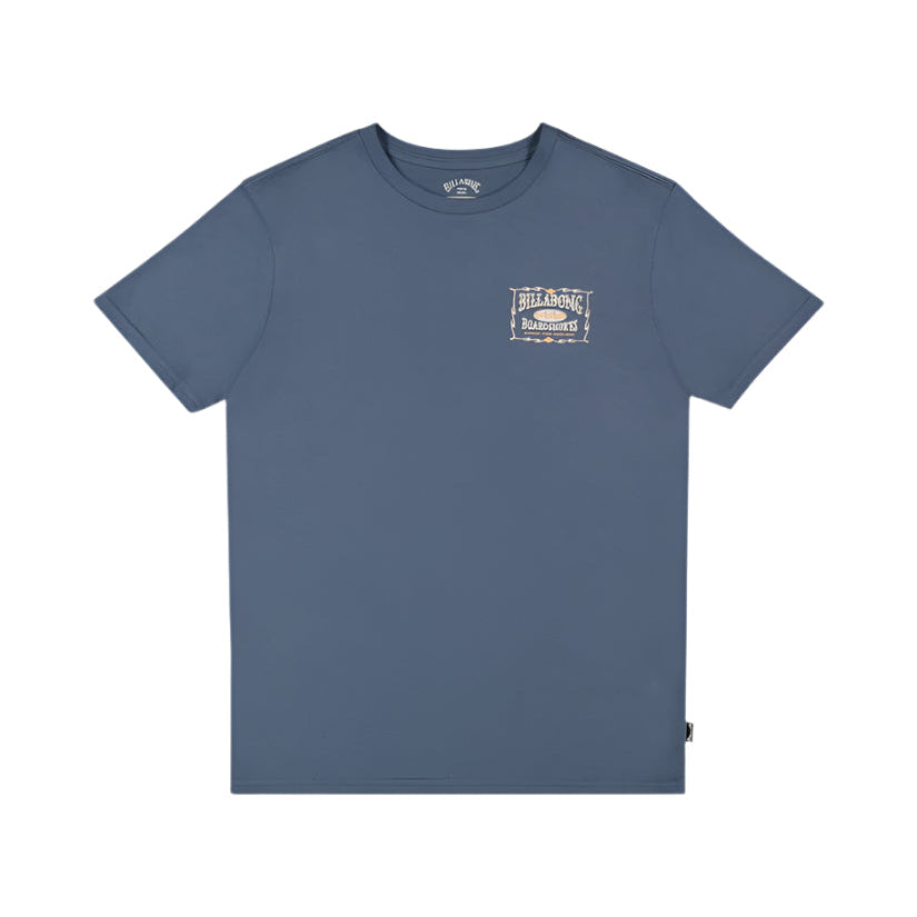 Billabong Double Spread Boys Tee - Steel Blue